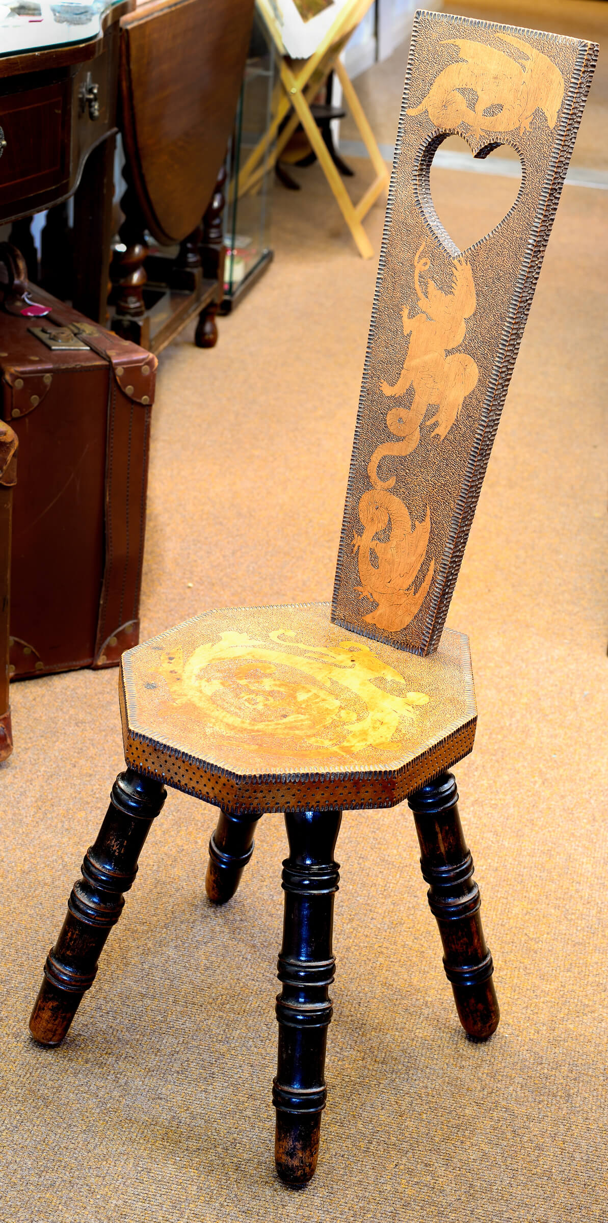 Poker Work Spinning Chair